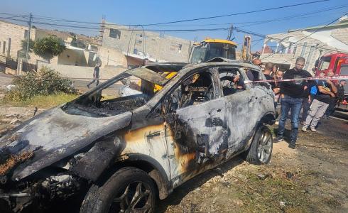 من آثار سقوط الصواريخ على طمرة
