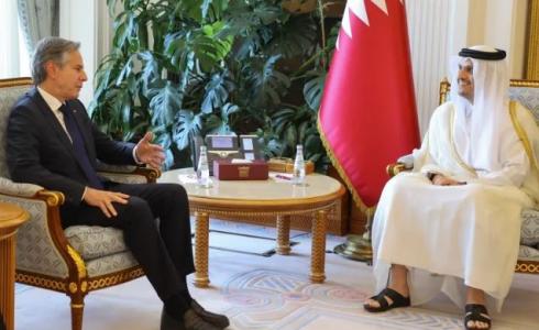 وزير الخارجية القطري ونظيره الأمريكي