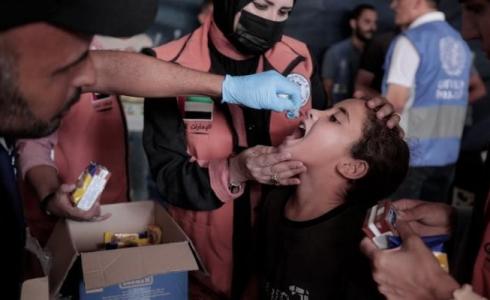 تحديد موعد الجرعة الثانية من تطعيم شلل الأطفال في غزة
