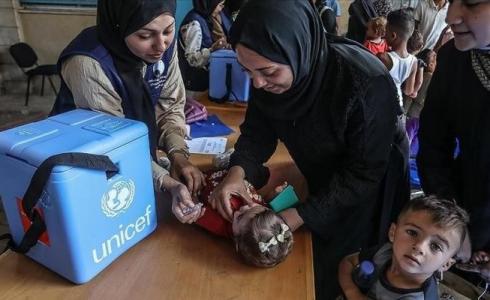 انطلاق حملة تطعيم شلل الأطفال في غزة غدا