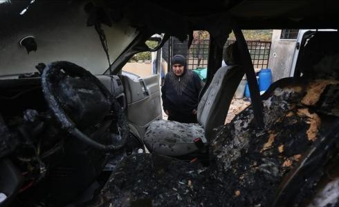 حرق سيارة - تعبيرية