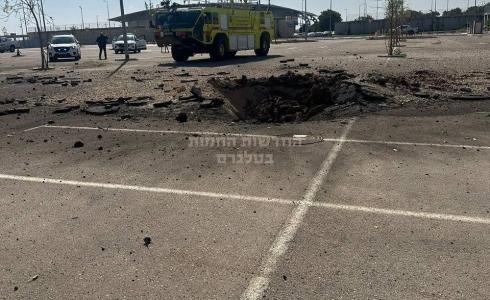 سقوط صاروخ قرب مطار بن غوريون بتل أبيب