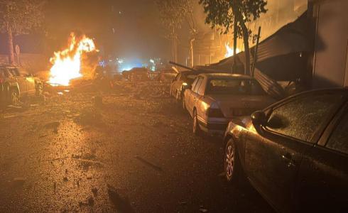 شهيدان و13 مصابا في قصف مار الياس ببيروت