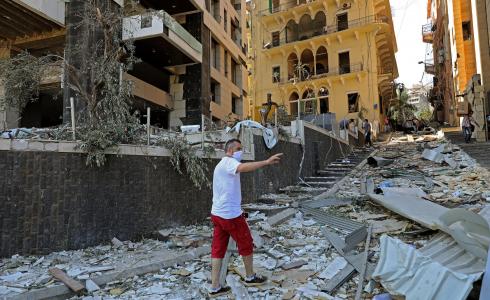 الدمار في لبنان