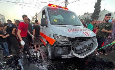 استهداف سيارت الإسعاف