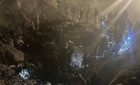 آثار الغارة الإسرائيلية على بيروت