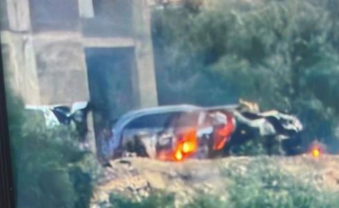 قصف مركبة في كفر دان