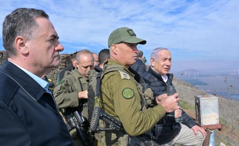 نتنياهو على الحدود السورية