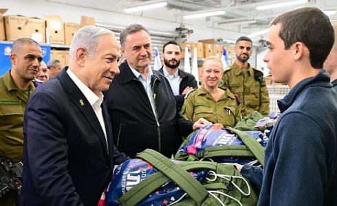 نتنياهو في قاعدة "تل هشومير" العسكريّة
