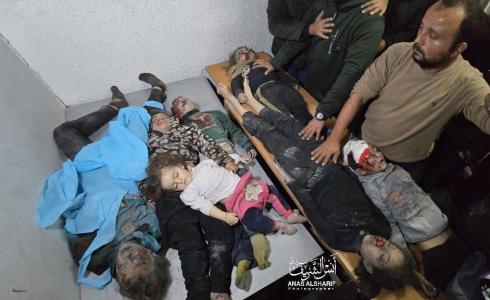 غزة – 12 شهيدا بينهم 7 أطفال بقصف منزل في جباليا