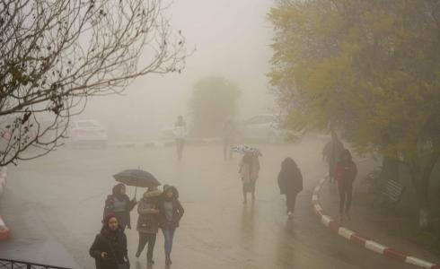 طقس فلسطين - أجواء ماطرة