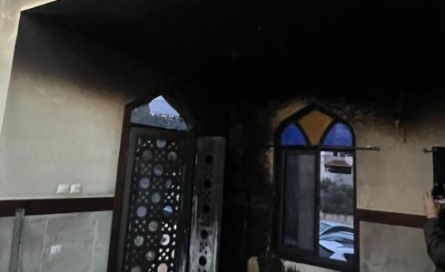 حرق مسجد بر الوالدين في سلفيت