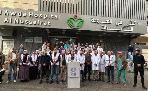 رأفت المجدلاوي خلال المؤتمر الصحفي