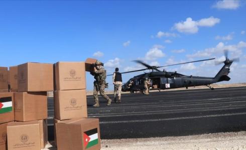 الأردن يطلق جسرا جويا إلى قطاع غزة