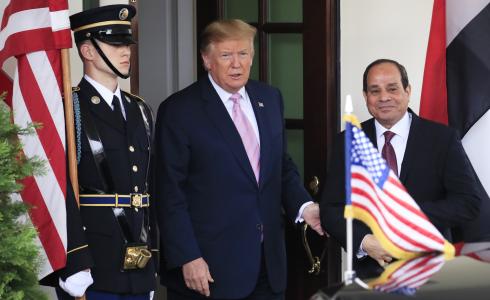 دونالد ترامب وعبد الفتاح السيسي