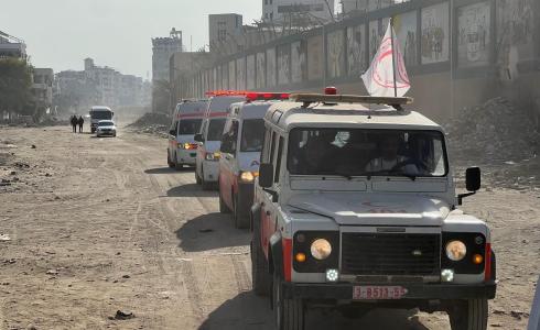 غزة - الهلال الاحمر الفلسطيني عودة إلى مستشفى القدس و استئناف العطاء