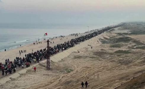 عودة النازحين إلى مدينة غزة - أرشيف