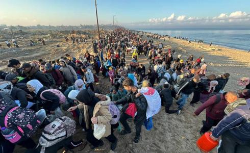 عودة النازحين إلى غزة