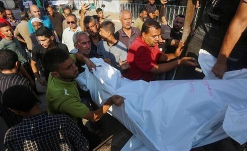 حصيلة شهداء غزة اليوم الخميس