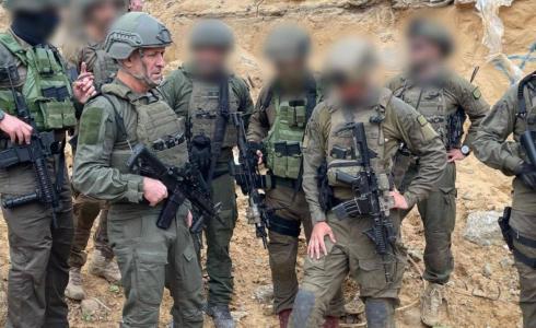 رئيس جهاز الشاباك رونين بار من جنوب قطاع غزة