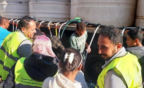 سلطة المياه - نعمل على توفير مياه صالحة للشرب جنوب غزة
