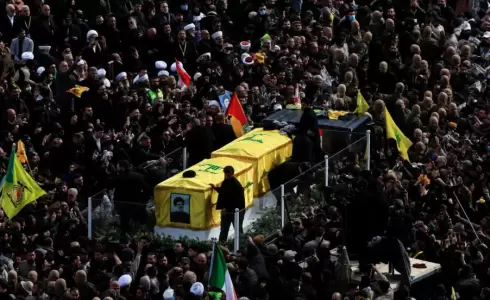 تشييع حسن نصر الله وهاشم صفي الدين