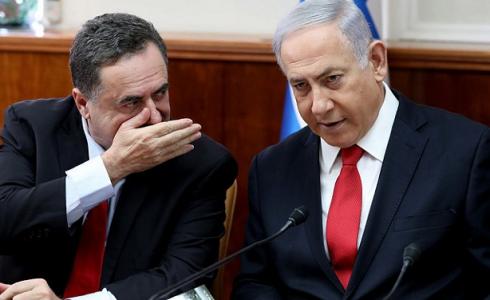 رئيس الوزراء الإسرائيلي بنيامين نتنياهو ووزير أمنه يسرائيل كاتس