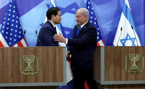 نتنياهو مع وزير الخارجية الأميركي ماركو روبيو