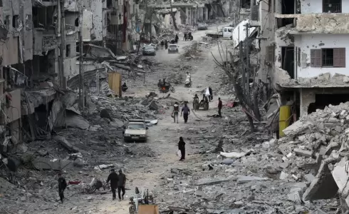 الدمار في قطاع غزة - تعبيرية