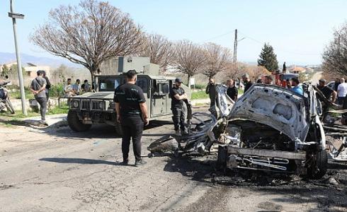 قصف إسرائيلي لمركبة ببلدة ياطر جنوب لبنان