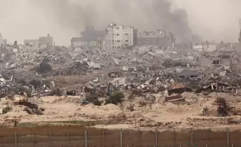 آثار العدوان الإسرائيلي على قطاع غزة