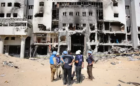 مستشفى الشفاء في مدينة غزة - تعبيرية