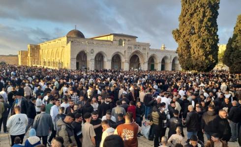 صلاة عيد الفطر في المسجد الأقصى المبارك