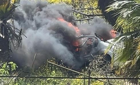 طيران الاحتلال يستهدف مركبة مدنية في جورة اللوت شرق خانيونس