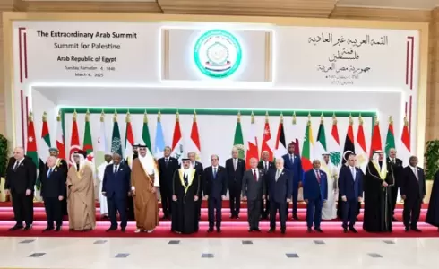 القمة العربية تتبنى الخطة المصرية لإعادة إعمار غزة