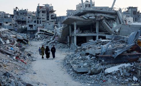 آثار العدوان الإسرائيلي على قطاع غزة