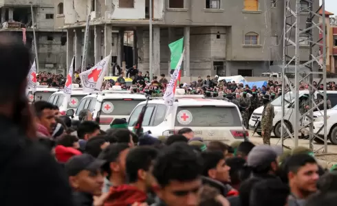 تسليم أسرى إسرائيل من قطاع غزة