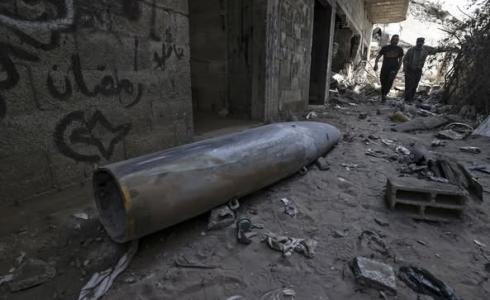 صواريخ غير متفجرة في غزة - توضيحية