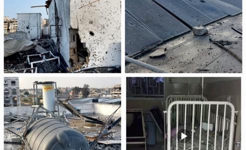 قصف مستشفى الدرة للأطفال