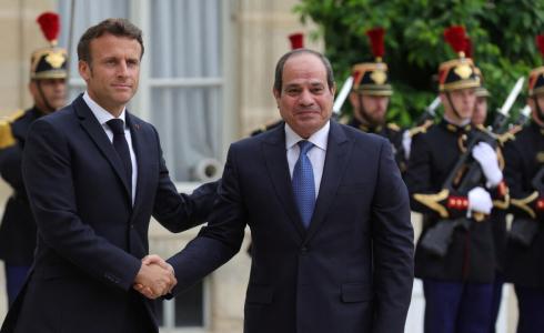 ماكرون والسيسي