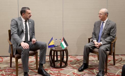 محمد مصطفى يبحث مع وزير خارجية البوسنة