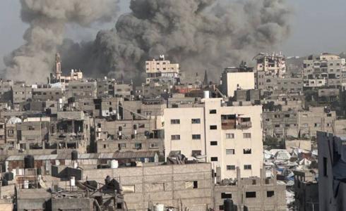 قصف مدرسة دار الأرقم شرق مدينة غزة