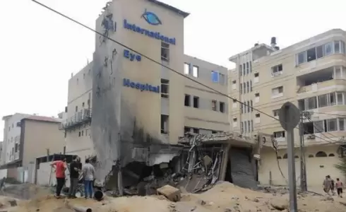 مستشفى العيون في غزة - أرشيف