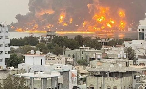 العدوان على ميناء الحديدة باليمن.