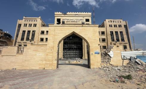 قصف مستشفى حمد