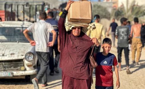 توزيع المساعدات في غزة