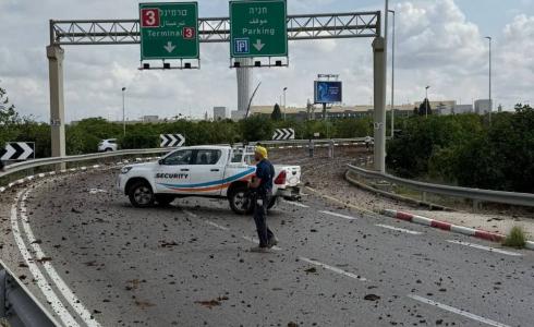صاروخ اليمن يسقط في محيط مطار بن غوريون