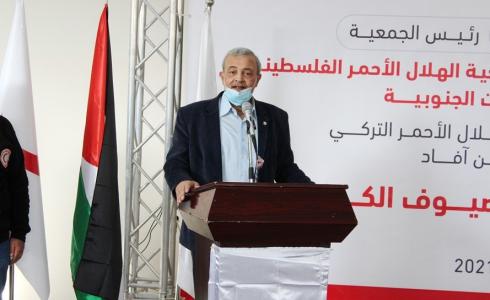 يونس الخطيب رئيس جمعية الهلال الأحمر الفلسطيني