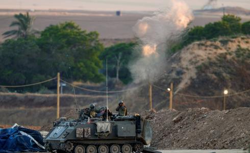 الجيش الإسرائيلي على حدود قطاع غزة