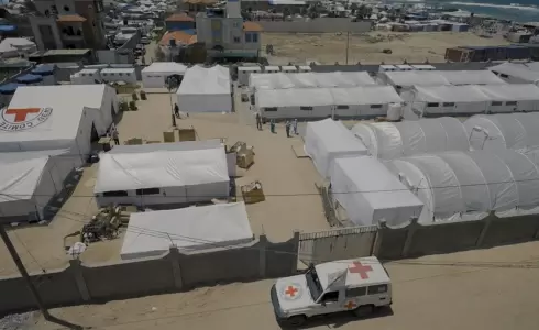 مستشفى ميداني في غزة - تعبيرية